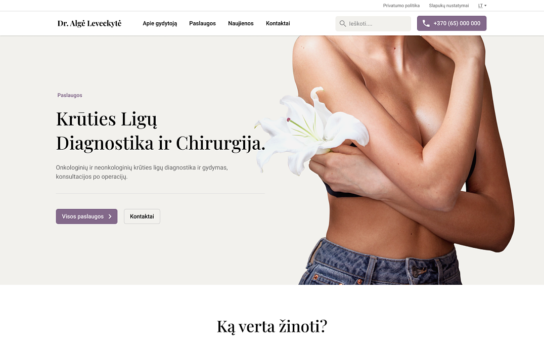 Gydytoja-chirugė
