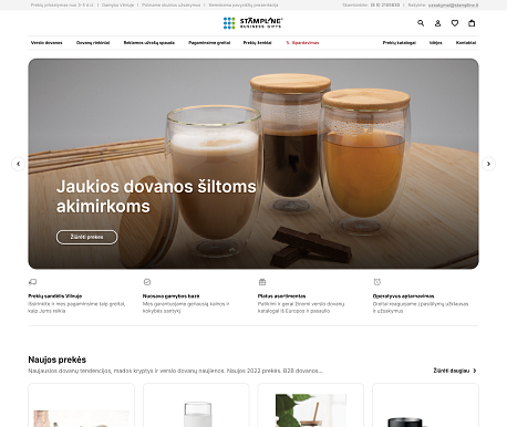 Internetinių svetainių kūrimas - Stampline